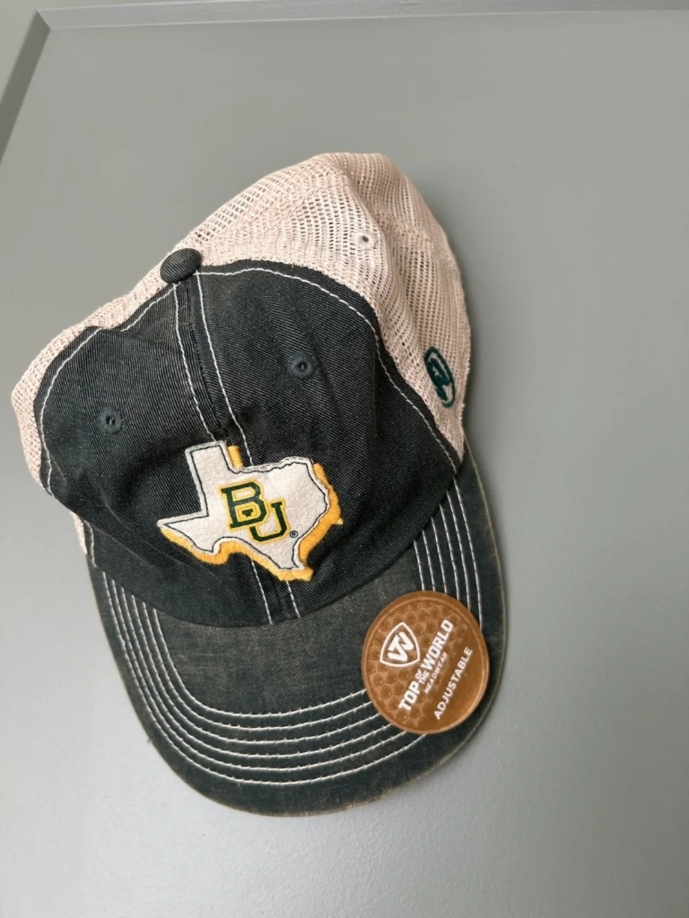 Top of the World Black and Tan Baylor University Trucker Hat